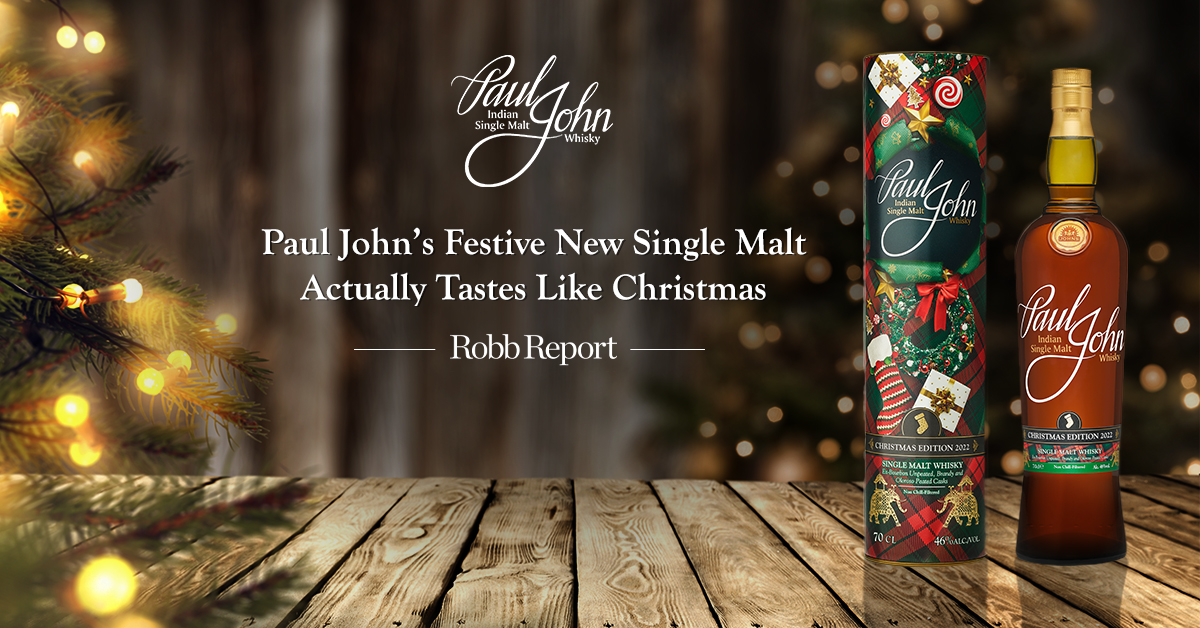 Taste test: Paul John's festive new single malt actually tastes like Christmas