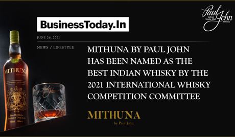 Paul John's Mithuna best Inidian whisky by Businesstoday.in