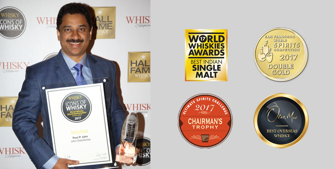Paul John Single Malts On a Winning Streak