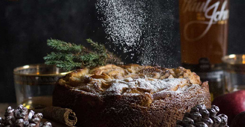 Whisky Infused Apple Cake