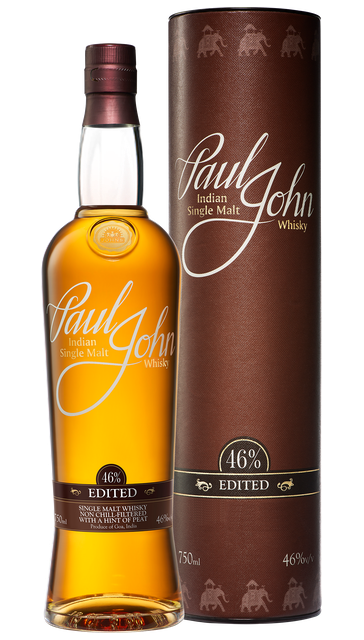 Edited - Single Malt Whisky from Paul John, Goa India, with a hint of Peat.